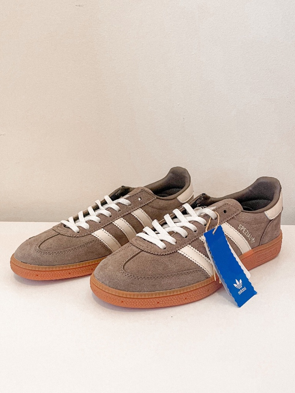 Adidas Handball Spezial Sneakers Taupe/Beige 6.5 Mens NWT